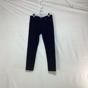 PAIGE Skyline Ankle Peg Black Jeans size 31